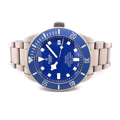 Tudor Pelagos 42MM Titanium Blue Dial 25600TB 632EJA - Beverly Hills Watch Company