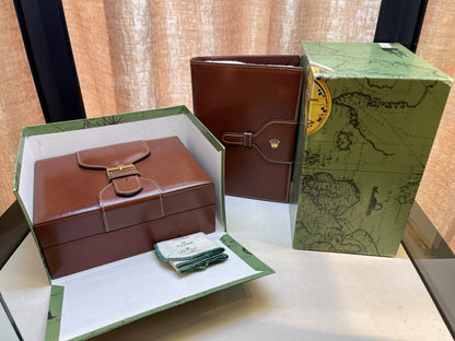 Rolex GMT Master Root Beer Yellow Gold Vintage 16758