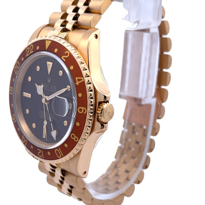 Rolex GMT Master Root Beer Yellow Gold Vintage 16758