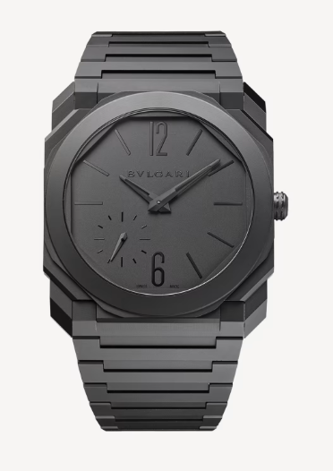 Bulgari Octo Finissimo Extra Thin 40mm Black Ceramic 103077 - Beverly Hills Watch Company