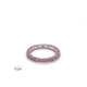 Pink Sapphire Stackable Eternity Band White Gold 6635 - Beverly Hills Watch and Jewelry Company