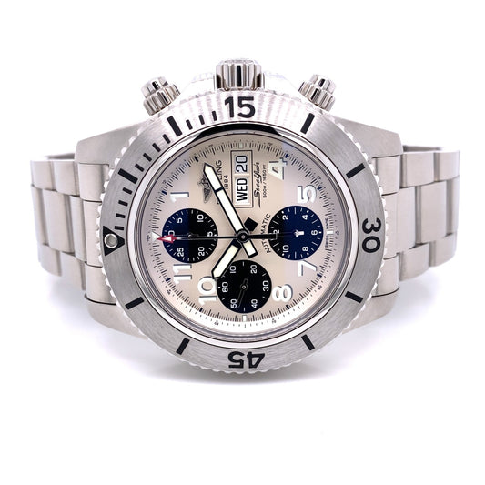 Breitling Superocean Steelfish 44mm Chronograph A13341C3.G782.162A 66LJLV - Beverly Hills Watch Company