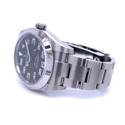 Rolex Airking 40mm Stainless Steel Black Dial Watch 116900 - Beverly Hills Watch Company