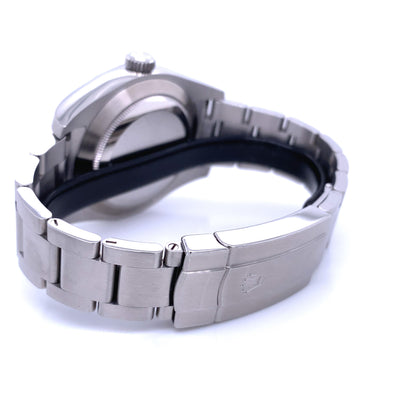 Rolex Airking 40mm Stainless Steel Black Dial Watch 116900 - Beverly Hills Watch Company