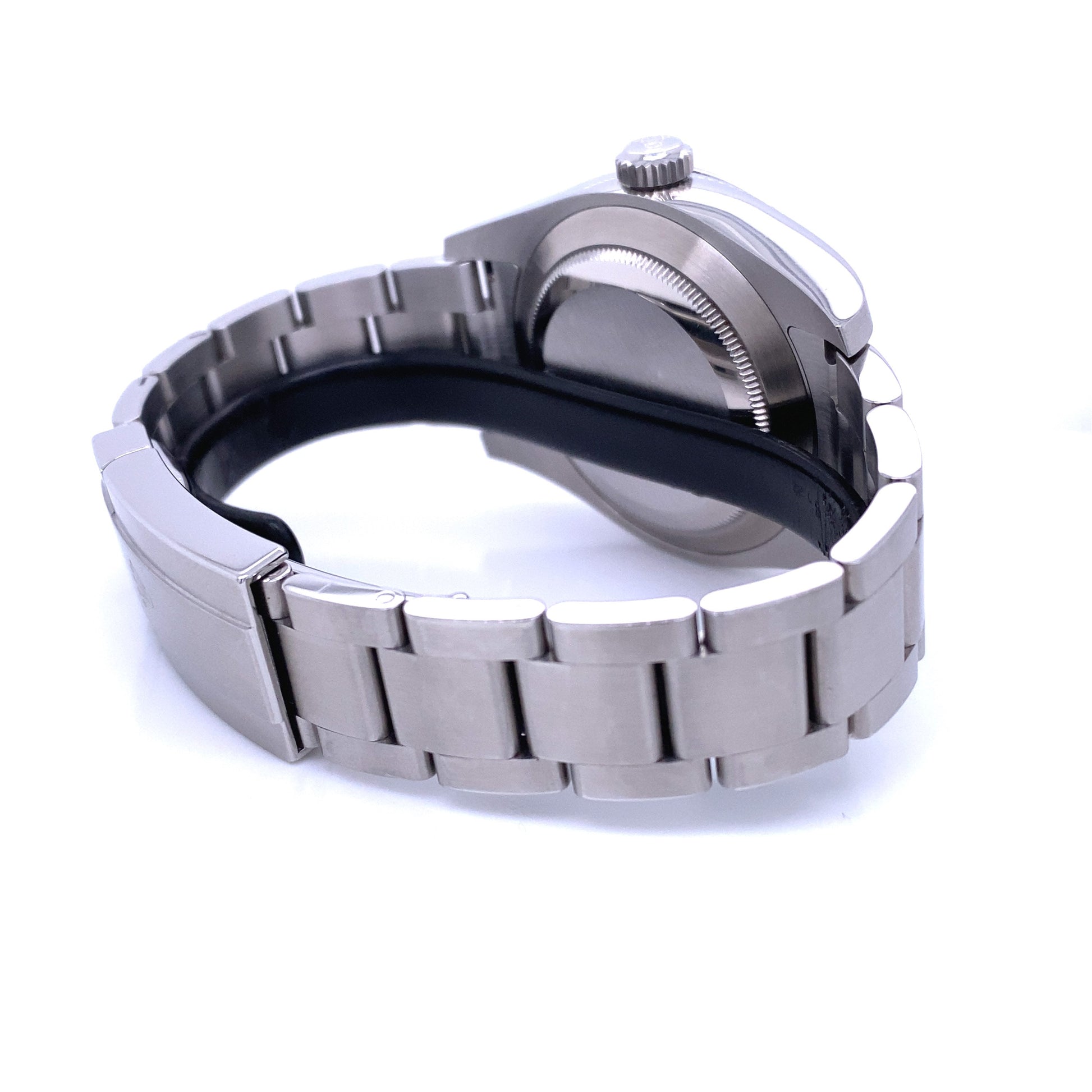 Rolex Airking 40mm Stainless Steel Black Dial Watch 116900 - Beverly Hills Watch Company