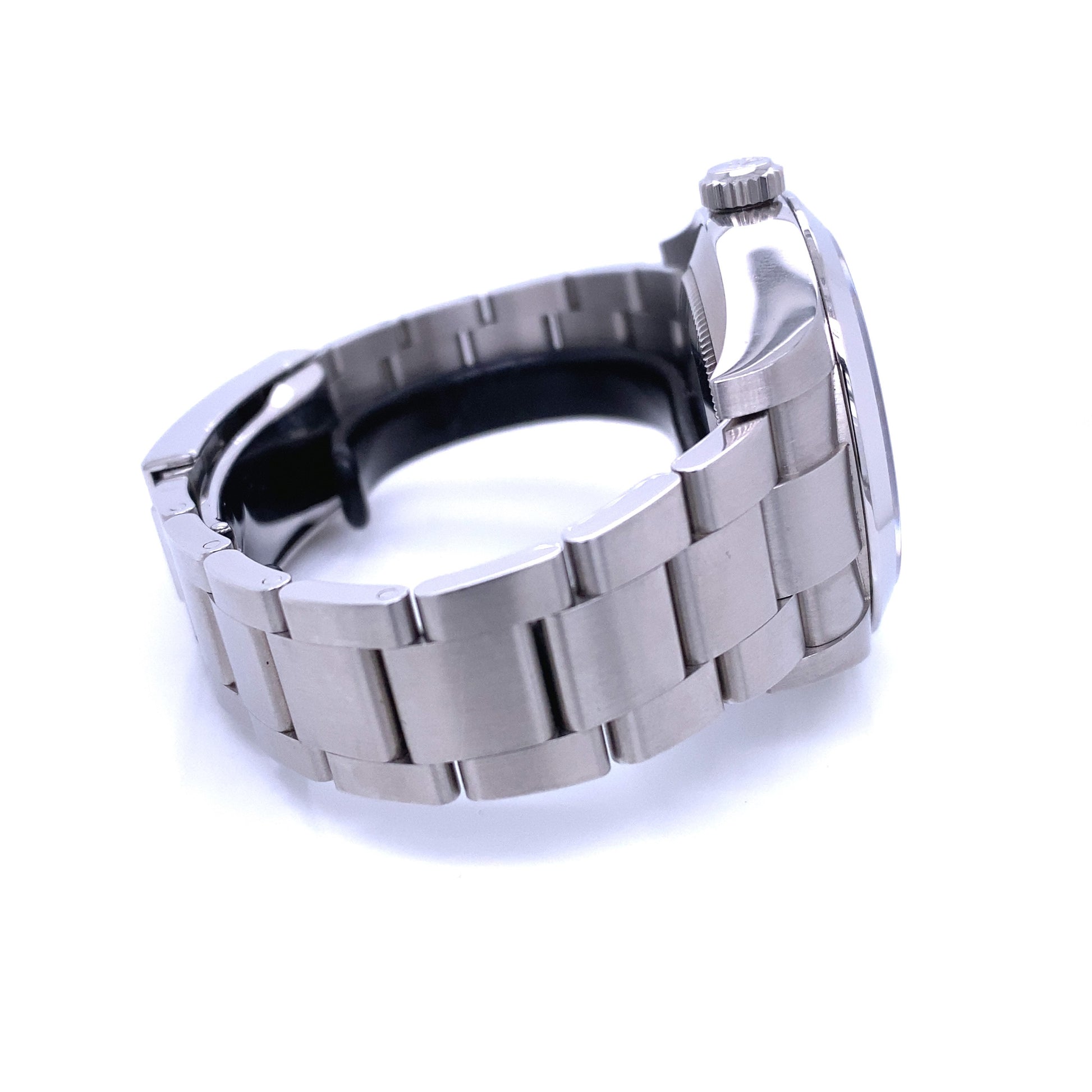 Rolex Airking 40mm Stainless Steel Black Dial Watch 116900 - Beverly Hills Watch Company