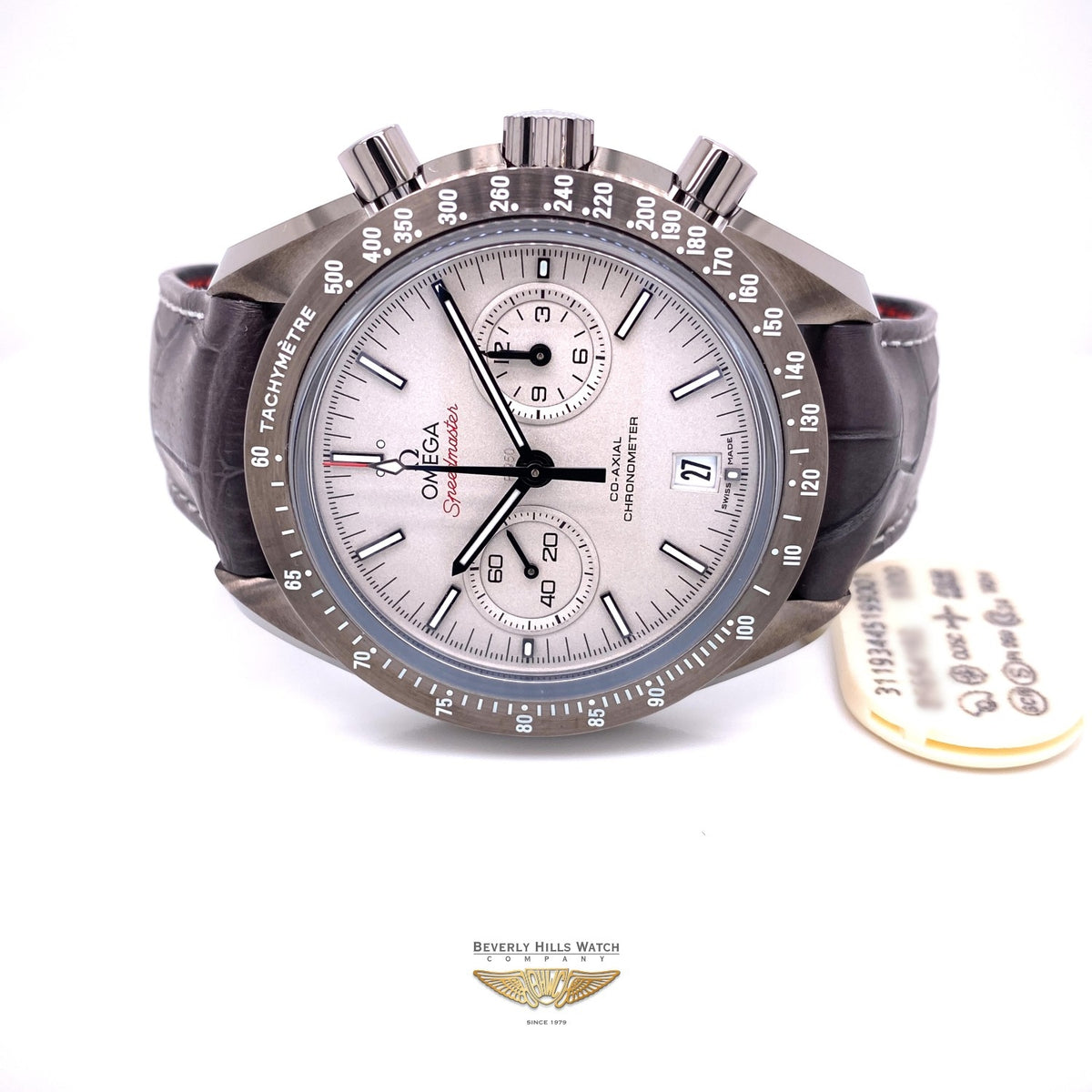 Omega Speedmaster Grey Side of the Moon Watch 311.93.44.51.99.001 67LLJN - Beverly Hills Watch Company Watch Store