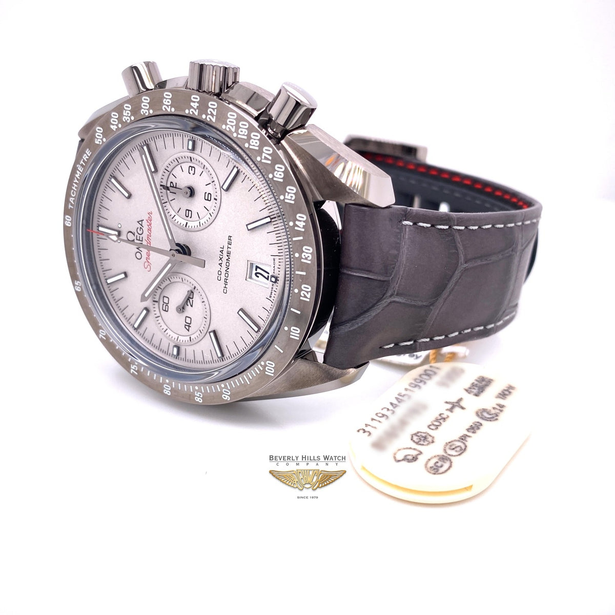 Omega Speedmaster Grey Side of the Moon Watch 311.93.44.51.99.001 67LLJN - Beverly Hills Watch Company Watch Store
