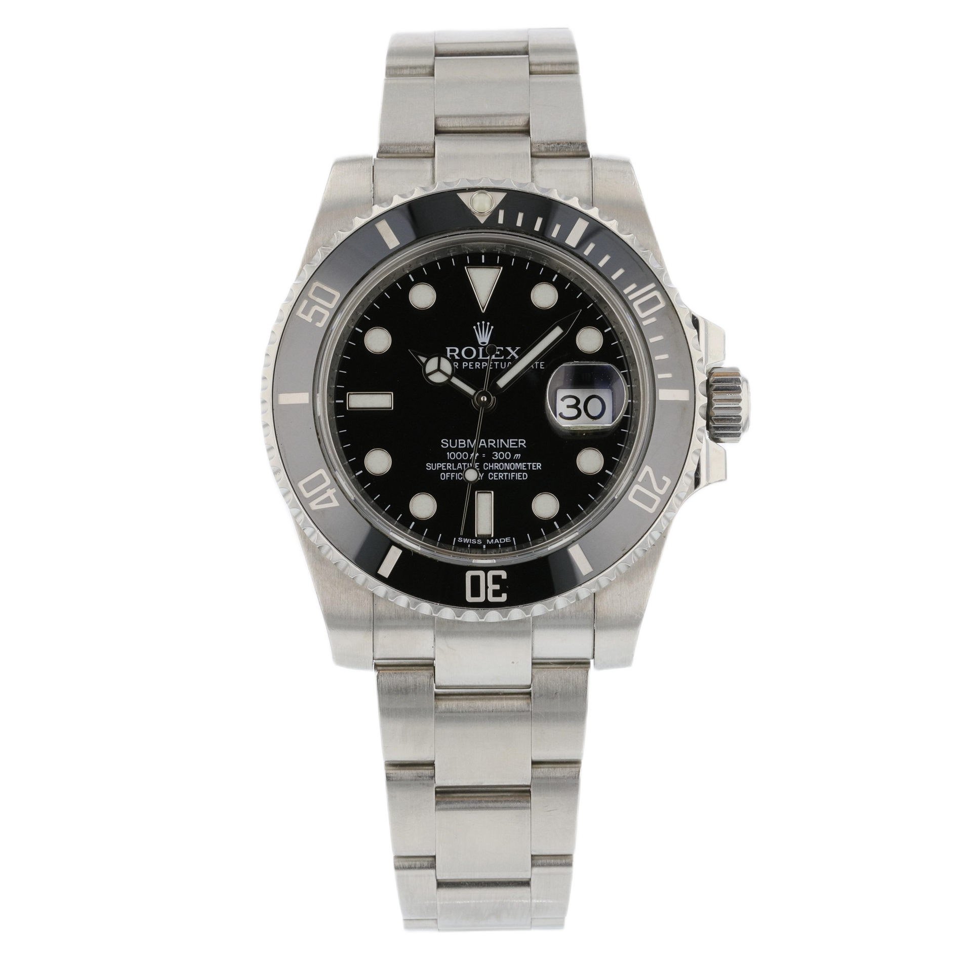 Rolex Submariner 40mm Black Dial Cerachrom Bezel Stainless Steel