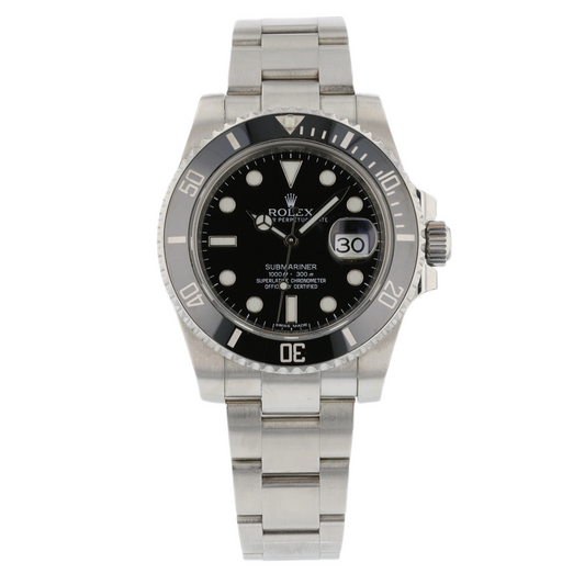 Rolex Submariner 40mm Ceramic Stainless Steel Black Dial 116610LN
