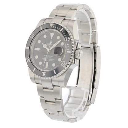 Rolex Submariner 40mm Ceramic Stainless Steel Black Dial 116610LN