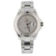 Rolex Yachtmaster 40mm Stainless Steel Oyster Bracelet Platinum Bezel and Dial 16622