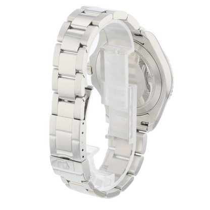Rolex Yachtmaster 40mm Stainless Steel Oyster Bracelet Platinum Bezel and Dial 16622