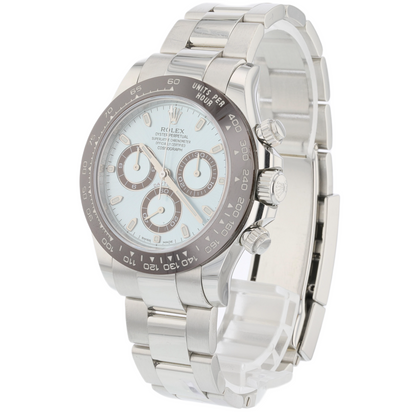 Rolex Daytona Platinum Ice Blue Dial Cerachrom Bezel 116506