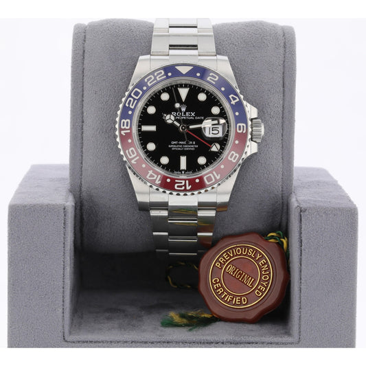 Rolex GMT Master II Stainless Steel Ceramic "Pepsi" 126710BLRO