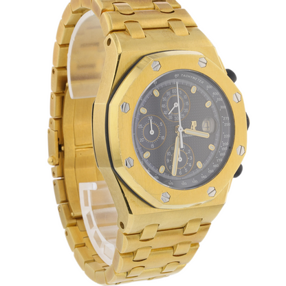 Audemars Piguet Royal Oak Offshore Chronograph 42mm Yellow Gold Blue Dial 25721BA.OO.1000BA.02