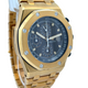 Audemars Piguet Royal Oak Offshore Chronograph 42mm Yellow Gold Blue Dial 25721BA.OO.1000BA.02