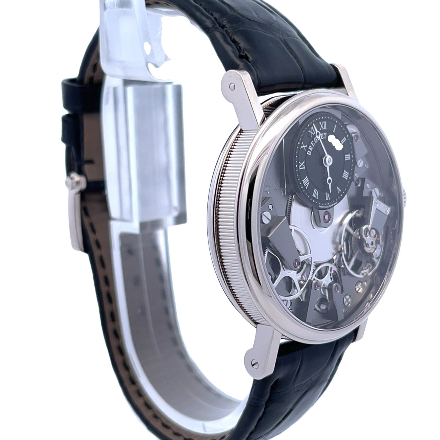 Breguet Tradition Manual Wind 37mm 18k White Gold 7027BB/G9/9V6 - Beverly Hills Watch Company