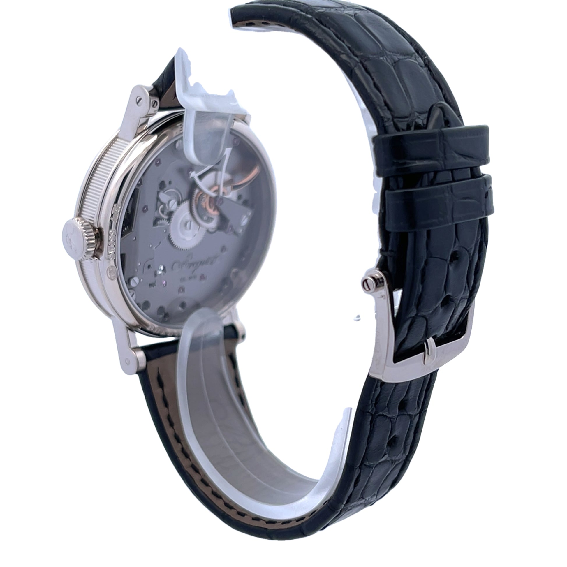 Breguet Tradition Manual Wind 37mm 18k White Gold 7027BB/G9/9V6 - Beverly Hills Watch Company