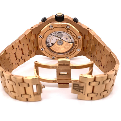 Audemars Piguet Royal Oak Offshore 42mm Rose Gold Chronograph 26470.OR.OO.1000OR.01 6JENJC  - Beverly Hills Watch Company
