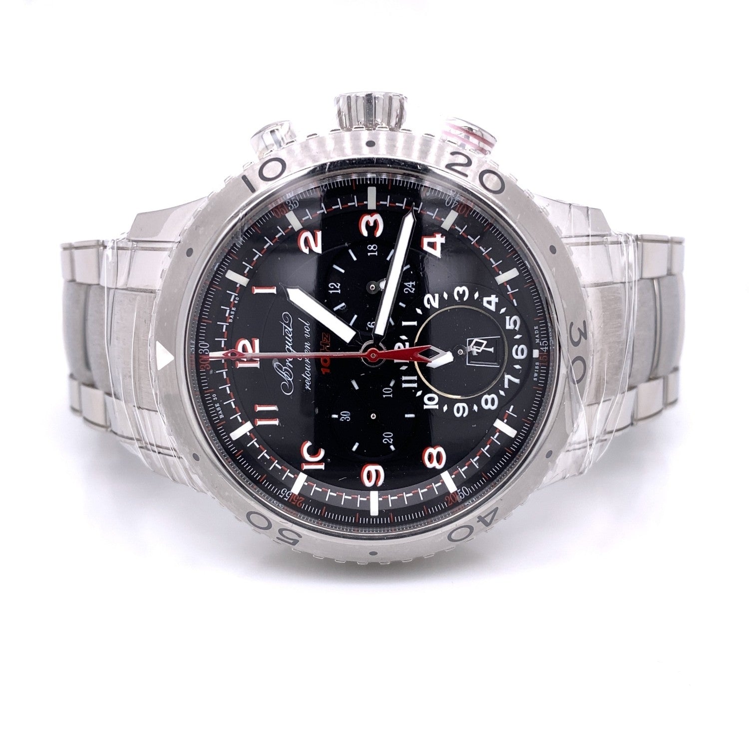 Breguet Type XXII Flyback Chronograph Stainless Steel 3880ST/H2/SX0 6N4WLF