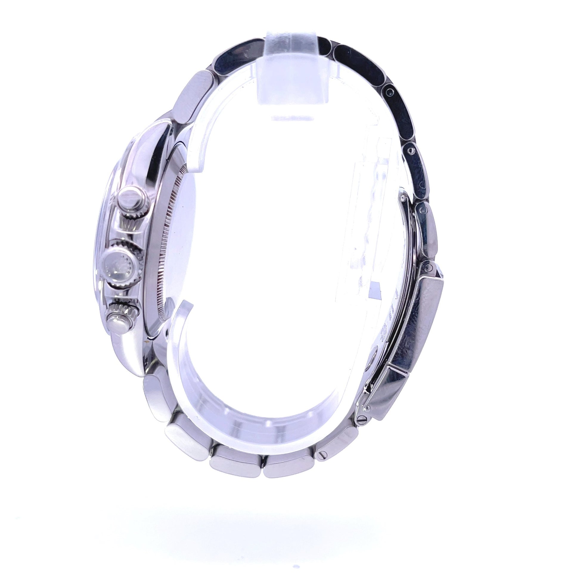 Rolex Daytona Stainless Steel Black Dial 116520 - Beverly Hills Watch Company