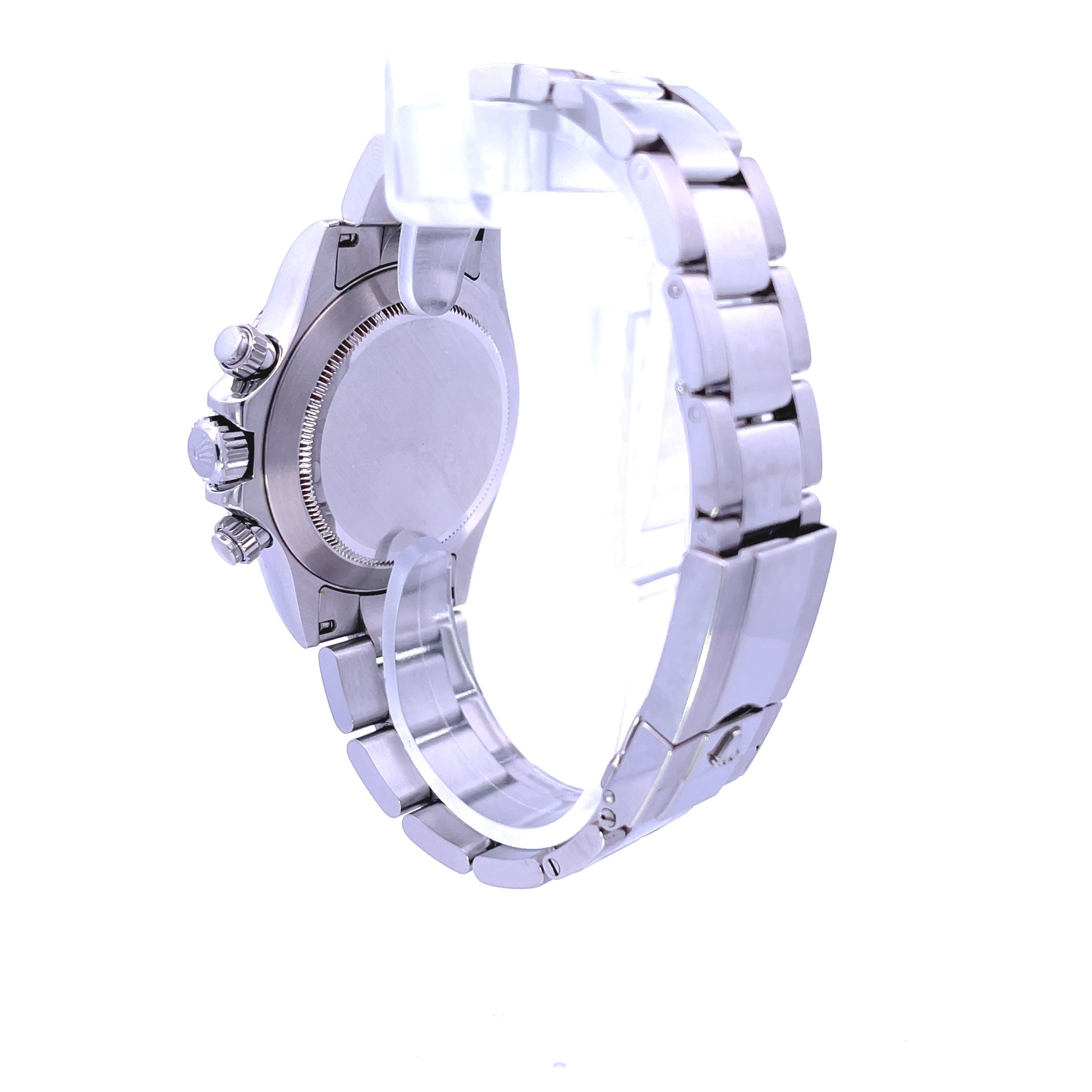 Rolex Daytona Stainless Steel Black Dial 116520 - Beverly Hills Watch Company