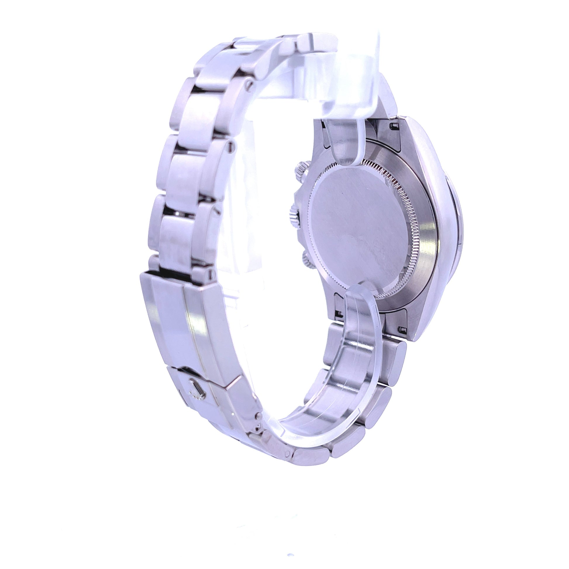 Rolex Daytona Stainless Steel Black Dial 116520 - Beverly Hills Watch Company