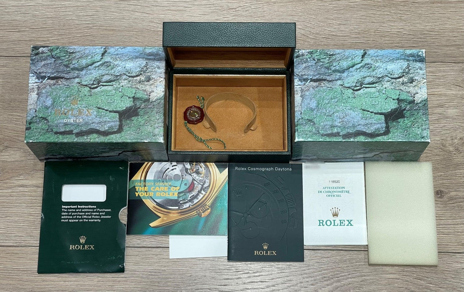 Rolex Daytona Stainless Steel Black Dial 116520 - Beverly Hills Watch Company