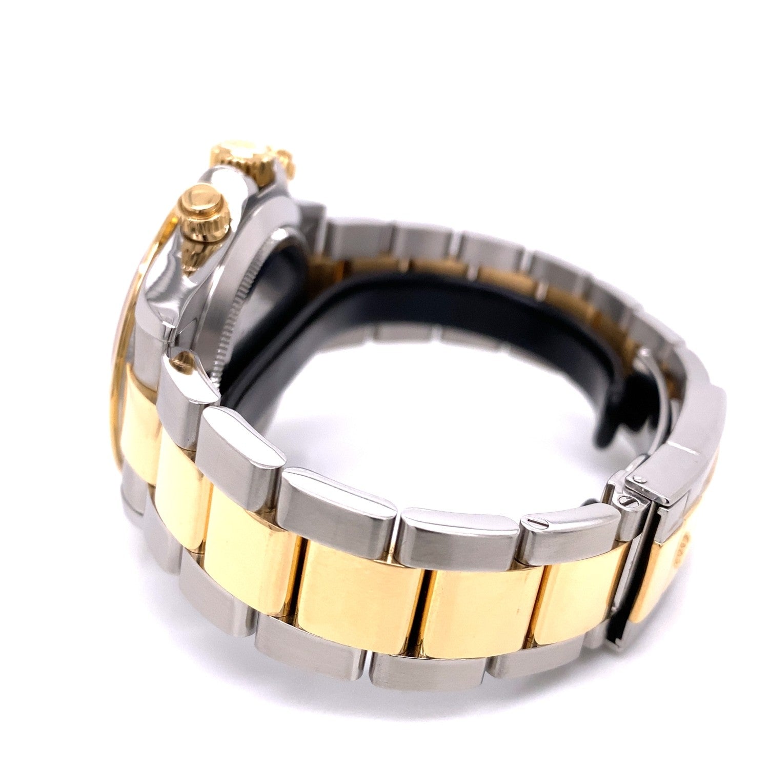 Rolex Daytona Yellow Gold Stainless Steel White Dial 116523 6WY451 - Beverly Hills Watch Company