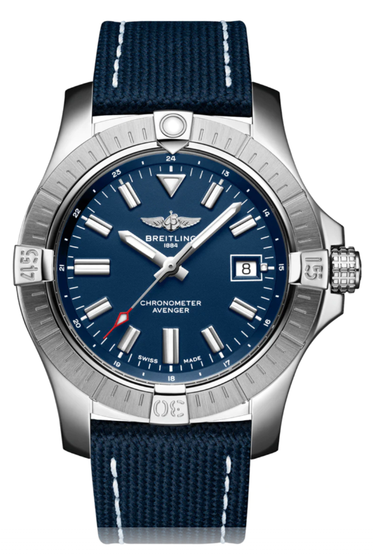 Breitling Avenger 43mm Stainless Steel Blue Dial A17318101C1X2 - Beverly Hills Watch Company