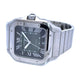 Cartier Santos Large Stainless Steel Green Dial WSSA0062