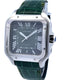 Cartier Santos Large Stainless Steel Green Dial WSSA0062