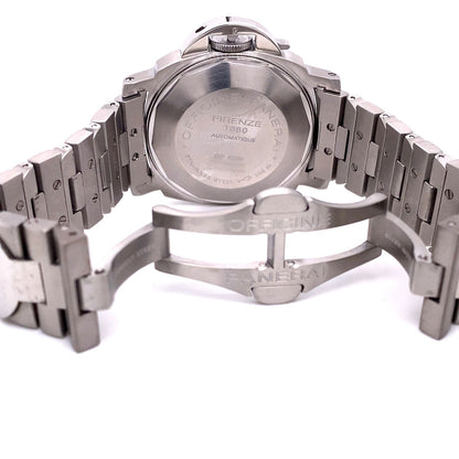 Panerai Luminor Marina 40MM Automatic White Dial Bracelet PAM00051 72RNNX - Beverly Hills Watch Company