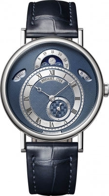 Breguet Classique Day Date Moonphase White Gold Blue Dial 7337bb/y59/vu - Beverly Hills Watch Company