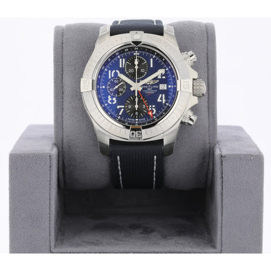 Breitling Avenger Chronograph GMT 45mm Blue Dial A24315101C1X1