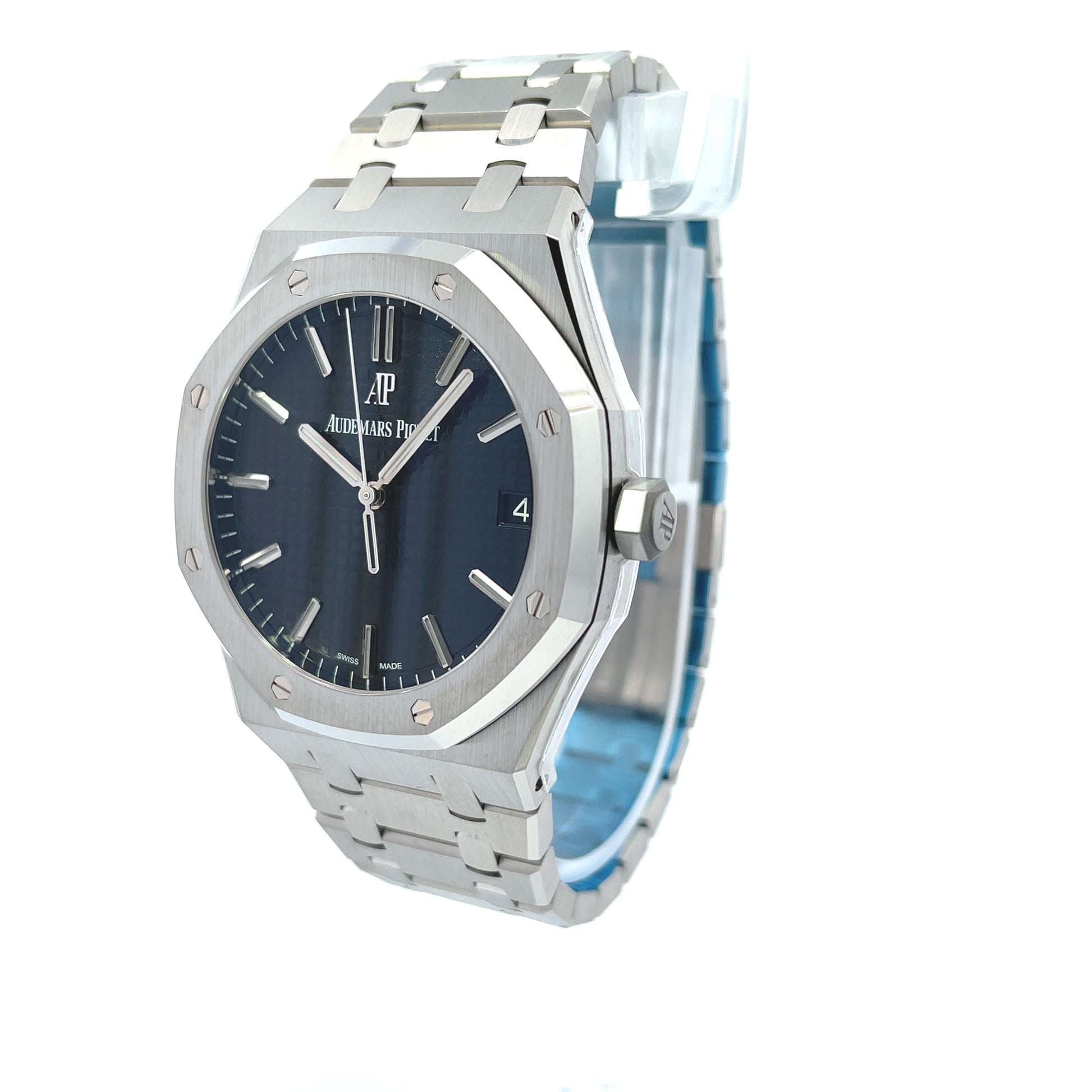 Audemars Piguet Royal Oak 41mm Stainless Steel Black Dial 15500ST.OO.1220ST.03 - Beverly Hills Watch Company