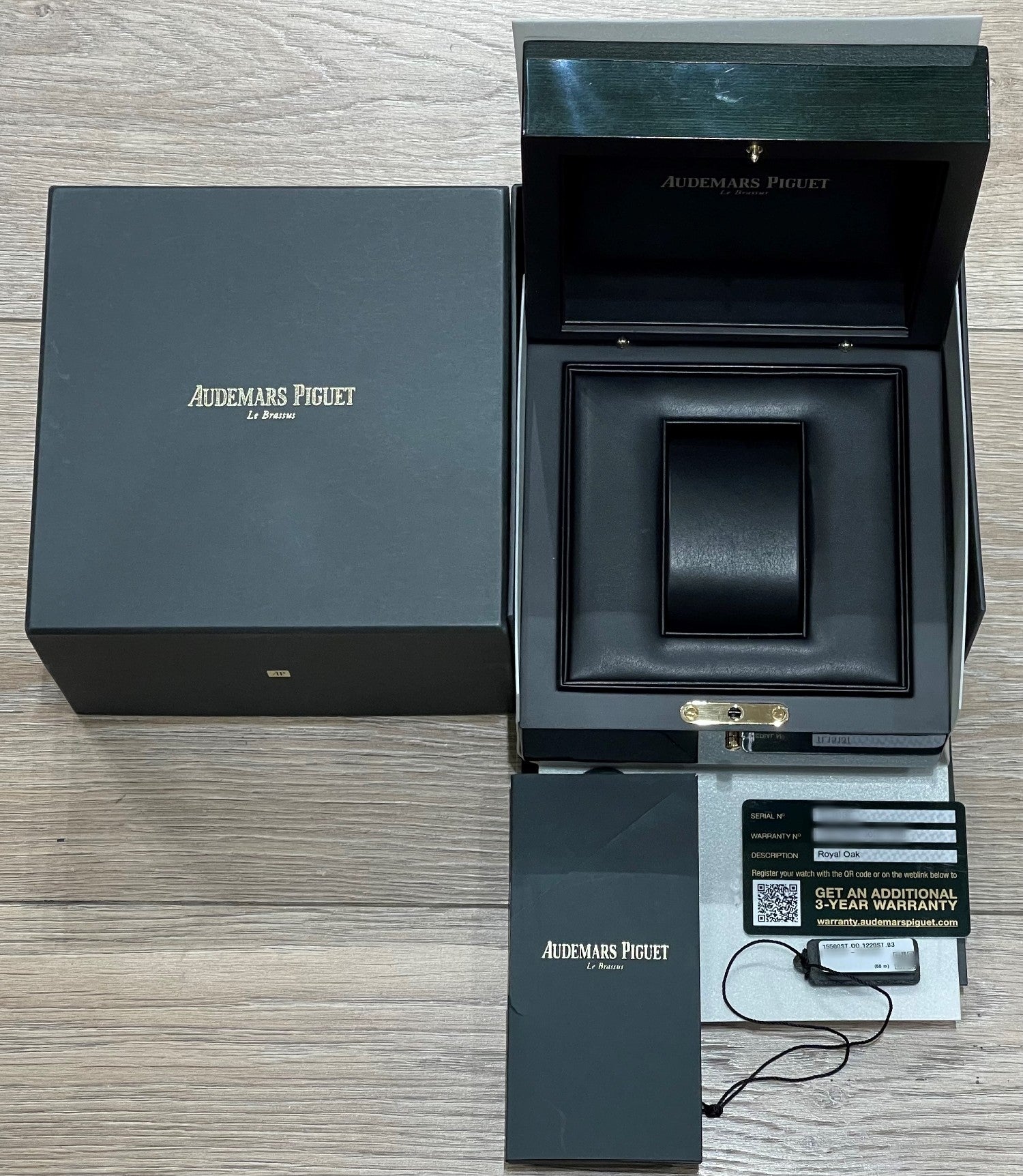 Audemars Piguet Royal Oak 41mm Stainless Steel Black Dial 15500ST.OO.1220ST.03 - Beverly Hills Watch Company