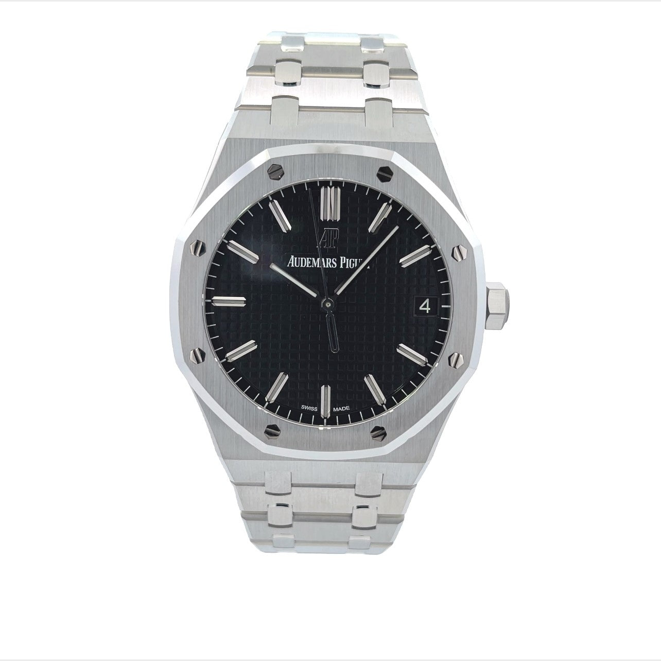 Audemars Piguet Royal Oak 41mm Stainless Steel Black Dial 15500ST.OO.1220ST.03 - Beverly Hills Watch Company
