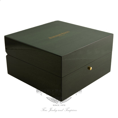 Audemars Piguet Royal Oak 33MM Ladies Rose Gold Diamond Bezel Rubber Strap 67651OR.ZZ.D010CA.01 - Beverly Hills Watch Company Watch Store