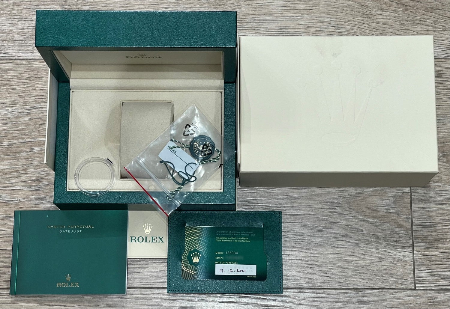 Rolex Datejust 41mm White Dial Silver Roman 126334 - Beverly Hills Watch Company