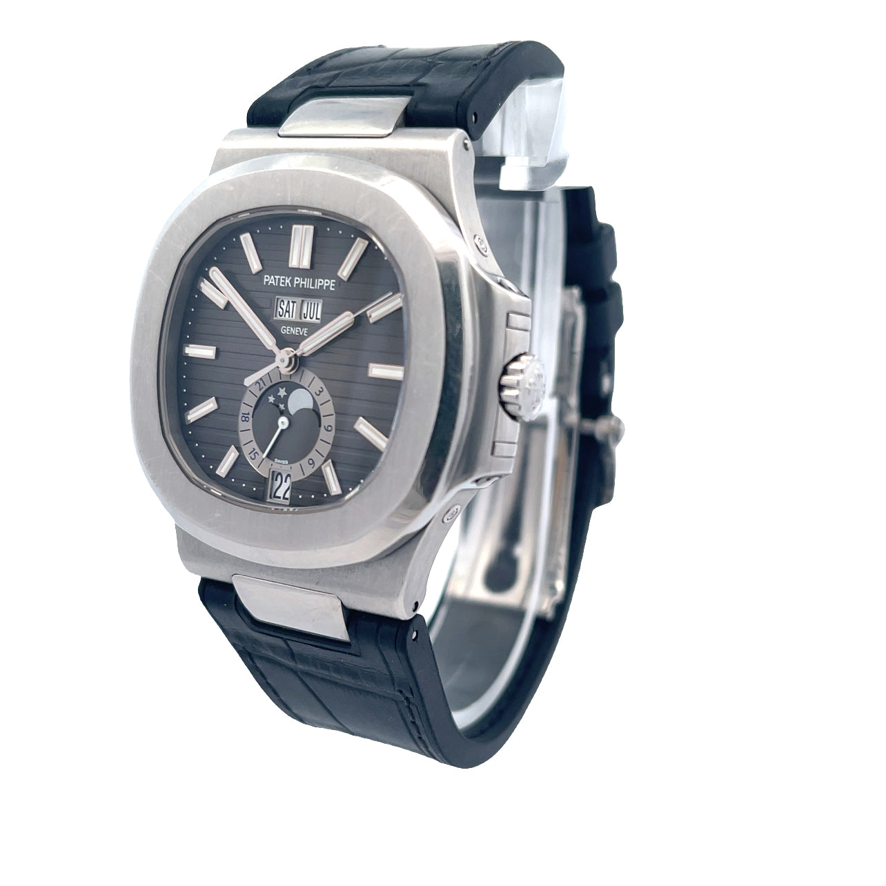 Patek Philippe Nautilus Annual Calendar Stainless Steel 5726A-001 - Beverly Hills Watch Company