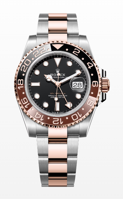 Rolex GMT Master II "Root Beer" Everose and Stainless 126711CHNR - Beverly Hills Watch Company