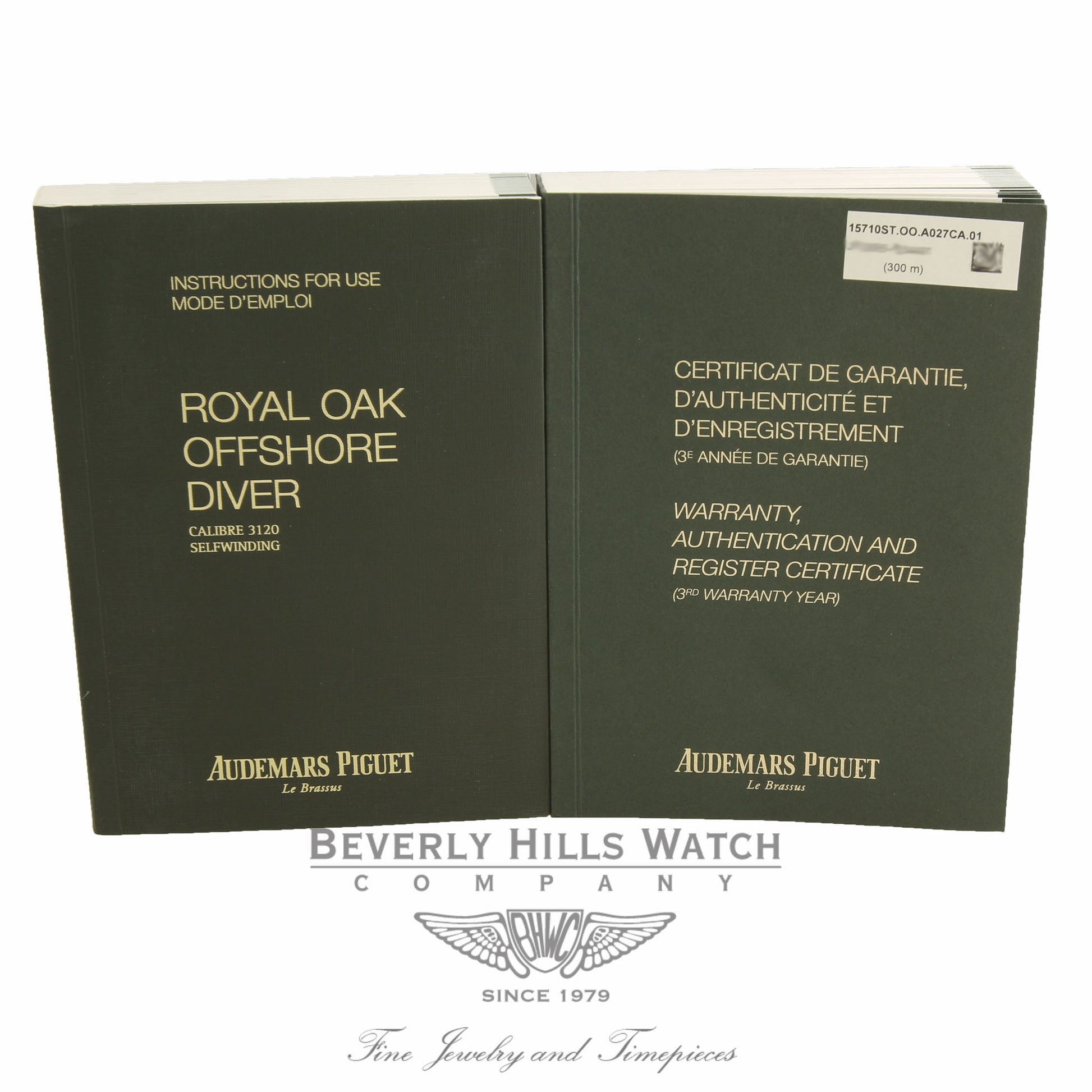 Audemars Piguet 42mm Royal Oak Offshore Diver Blue Dial 15710ST.OO.A027CA.01 7H8Q3Q - Beverly Hills Watch