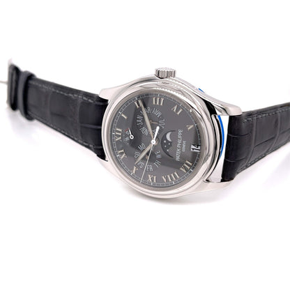 Patek Philippe Annual Calendar Power Reserve Grey Dial 5056p-001 - Beverly Hills Watch Company