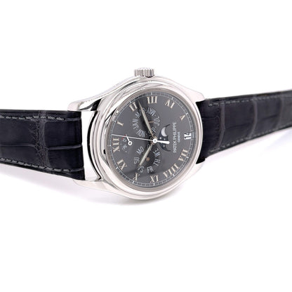 Patek Philippe Annual Calendar Power Reserve Grey Dial 5056p-001 - Beverly Hills Watch Company