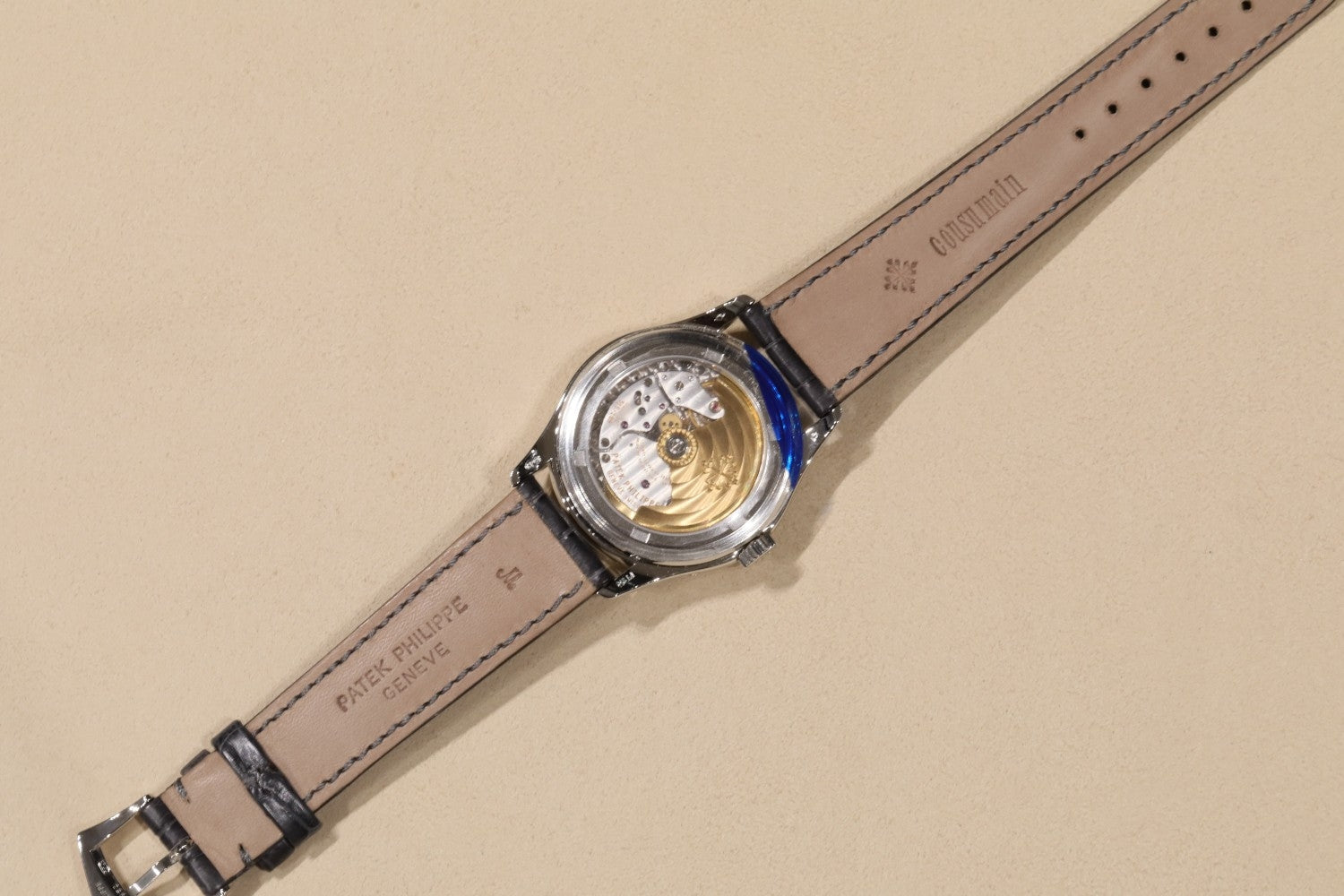 Patek Philippe Annual Calendar Power Reserve Grey Dial 5056p-001 - Beverly Hills Watch Company