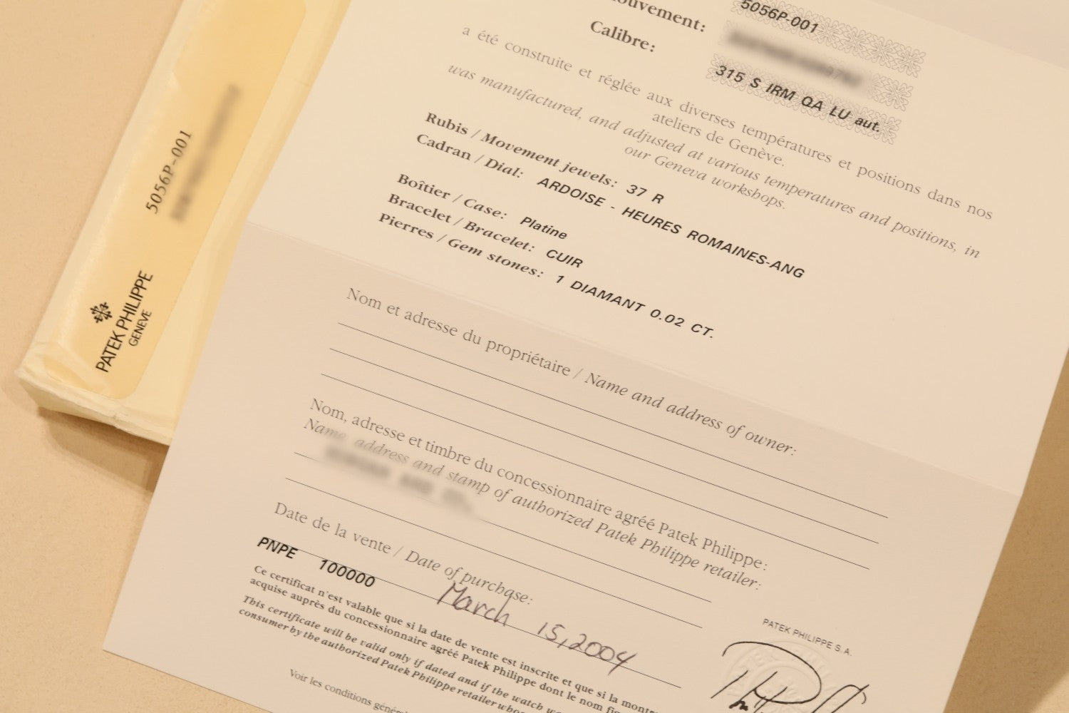 Patek Philippe Annual Calendar Power Reserve Grey Dial 5056p-001 - Beverly Hills Watch Company