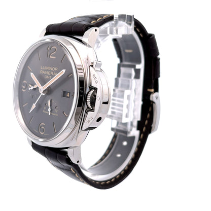 Panerai Luminor Due GMT Power Reserve Grey Dial PAM00944 - Beverly Hills Watch Company