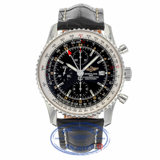 Breitling Navitimer World Watch Black Dial A2432212/B726 - Beverly Hills Watch